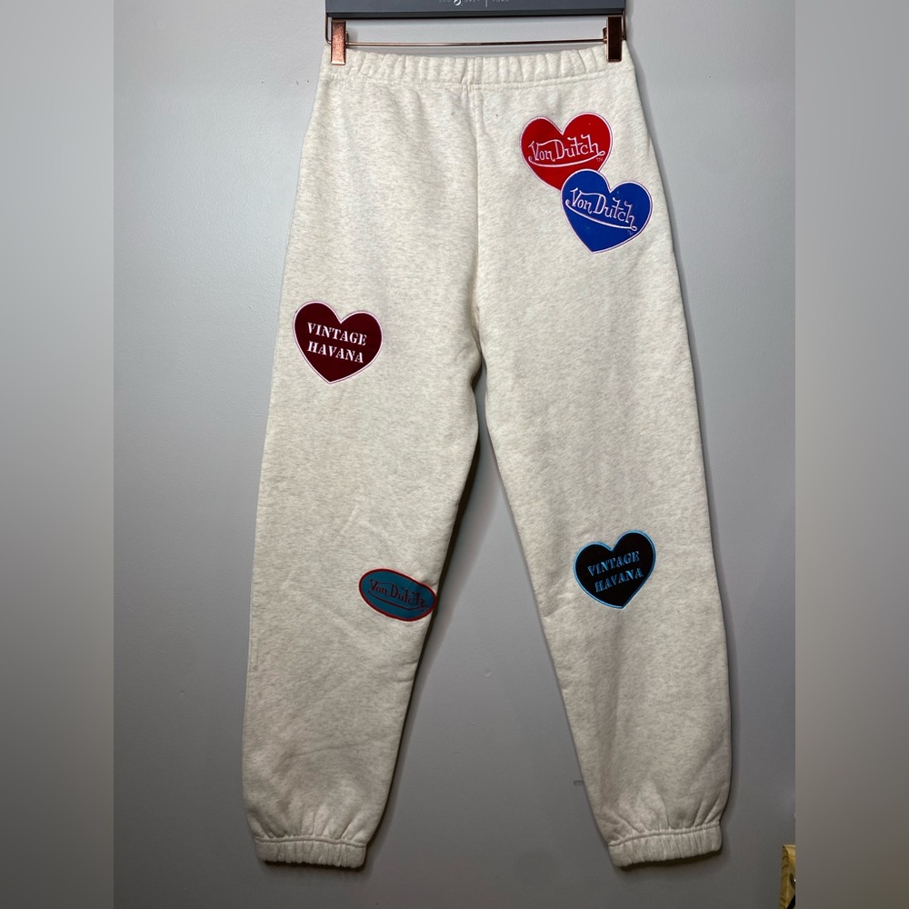 Von DutchXVintage Havana Collab Heart Joggers. - Picture 7 of 10